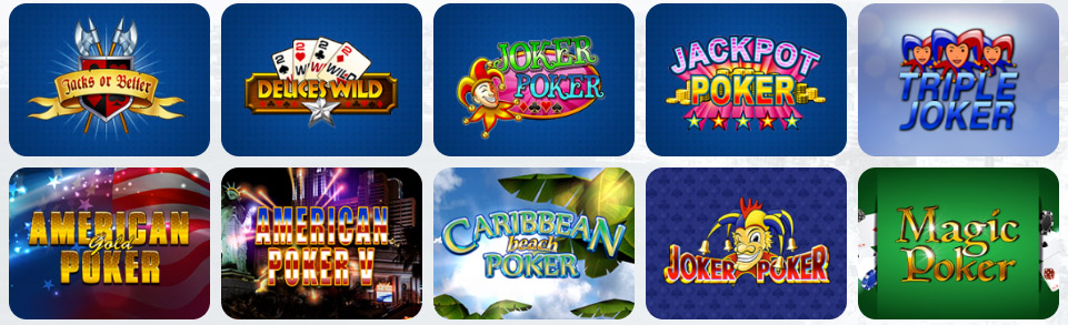Video Poker WAZAMBA CASINO