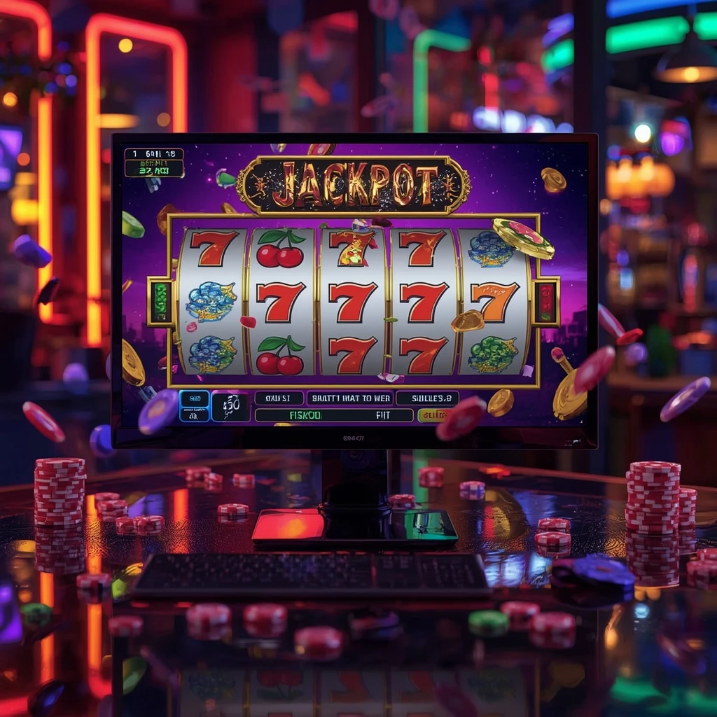 tragamonedas en la pantalla WAZAMBA CASINO